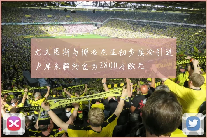 尤文图斯与博洛尼亚初步接洽引进卢库米解约金为2800万欧元